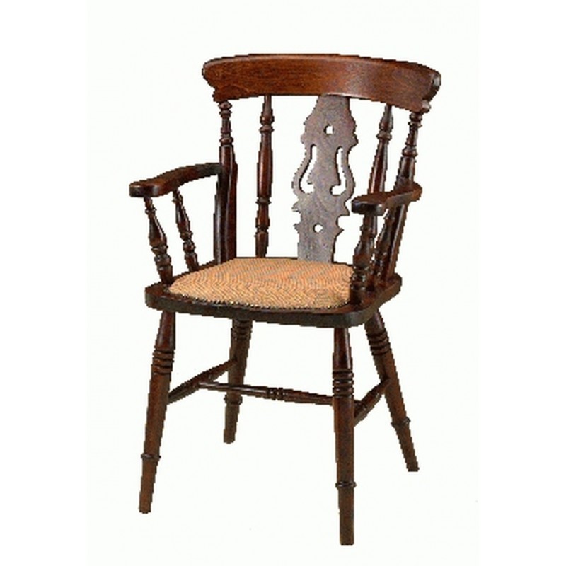 Farmhouse Fiddleback Armchair Dark-TP79.00<br />Please ring <b>01472 230332</b> for more details and <b>Pricing</b> 